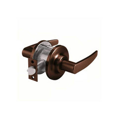 Lever Locksets; Type: Passage/Closet; Key Type: Keyless; Strike Type: ANSI 4-7/8; Finish/Coating: Oil Rubbed Bronze; Material: Steel; Material: Steel; Door Thickness: 1-3/8 ™1-3/4; Backset: 2.75; Lockset Grade: Grade 2; Cylinder Type: None; Minimum Order