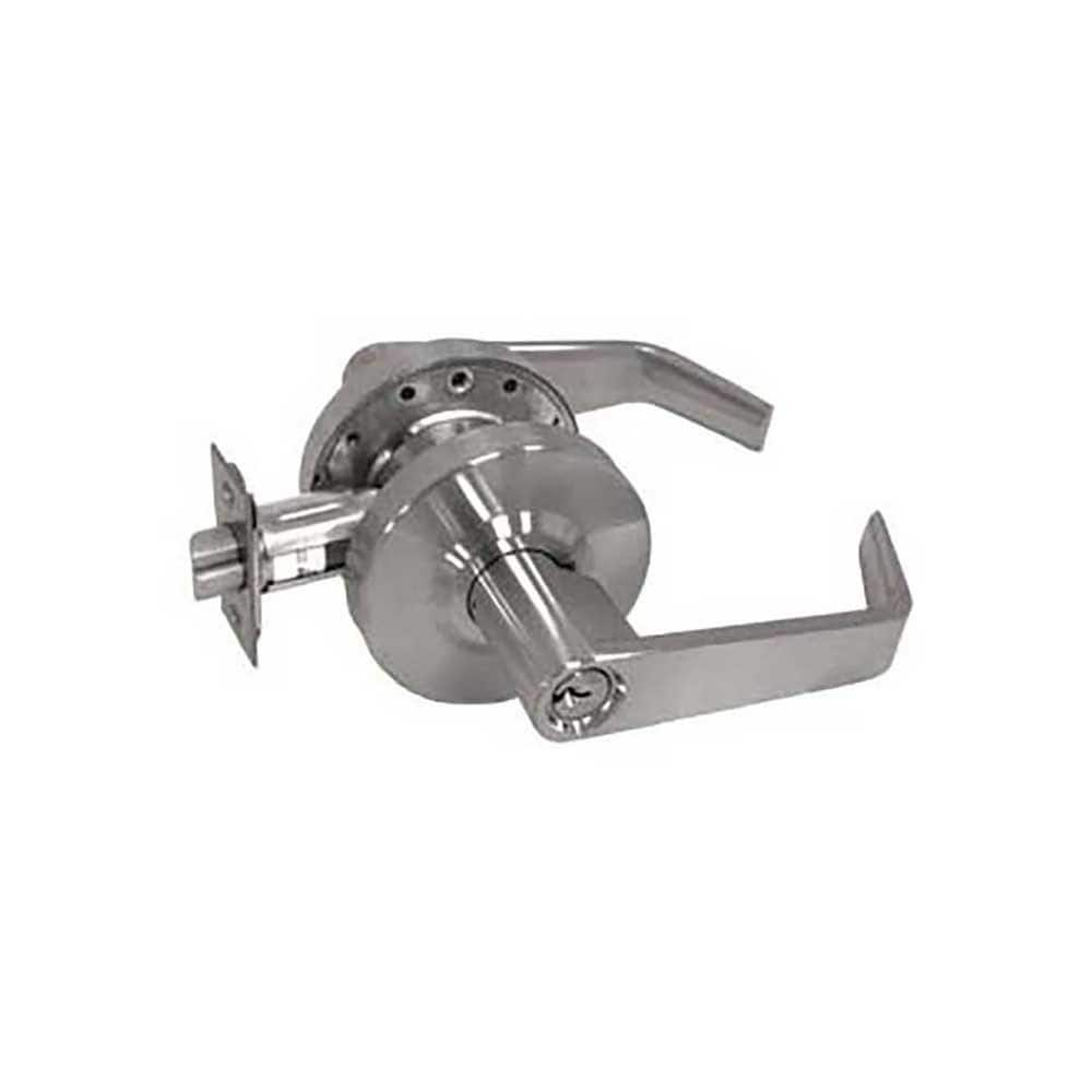 Lever Locksets; Type: Classroom; Key Type: Keyed Different; Strike Type: ASA Strike; Finish/Coating: Satin Chrome; Material: Steel; Material: Steel; Door Thickness: 1-3/8-2; Backset: 2.75; Lockset Grade: Grade 2; Cylinder Type: Conventional; Minimum Order