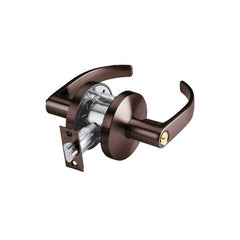 Lever Locksets; Type: Entry/Office; Key Type: Keyed Different; Strike Type: ANSI 4-7/8; Finish/Coating: Oil Rubbed Bronze; Material: Steel; Material: Steel; Door Thickness: 1-3/8 ™1-3/4; Backset: 2.75; Lockset Grade: Grade 2; Cylinder Type: Conventional;