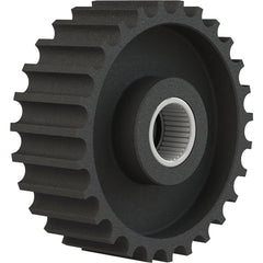 Idler Pulleys; Inside Diameter (mm): 1 in; For Belt Trade Size: H; Pulley Slot Width: 2.063; Belt Type: H; Inside Diameter (Inch): 1 in; Outside Diameter (Inch): 2.494 in; Outside Diameter (Decimal Inch): 2.494 in; Inside Diameter: 1 in; Outside Diameter: