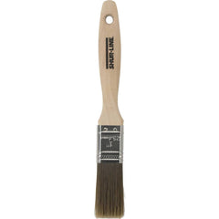 Paint Brush: Polyester, Synthetic Bristle 5″ Beavertail, Wood Handle, for Latex Flat & Water