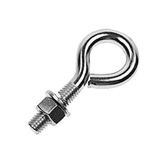 Fixed Lifting Eye Bolt: With Shoulder, 4,700 lb Capacity, 3/4 ™ Thread, Grade 316 Stainless Steel Fully Threaded, 18″ Shank, 18″ Thread Length