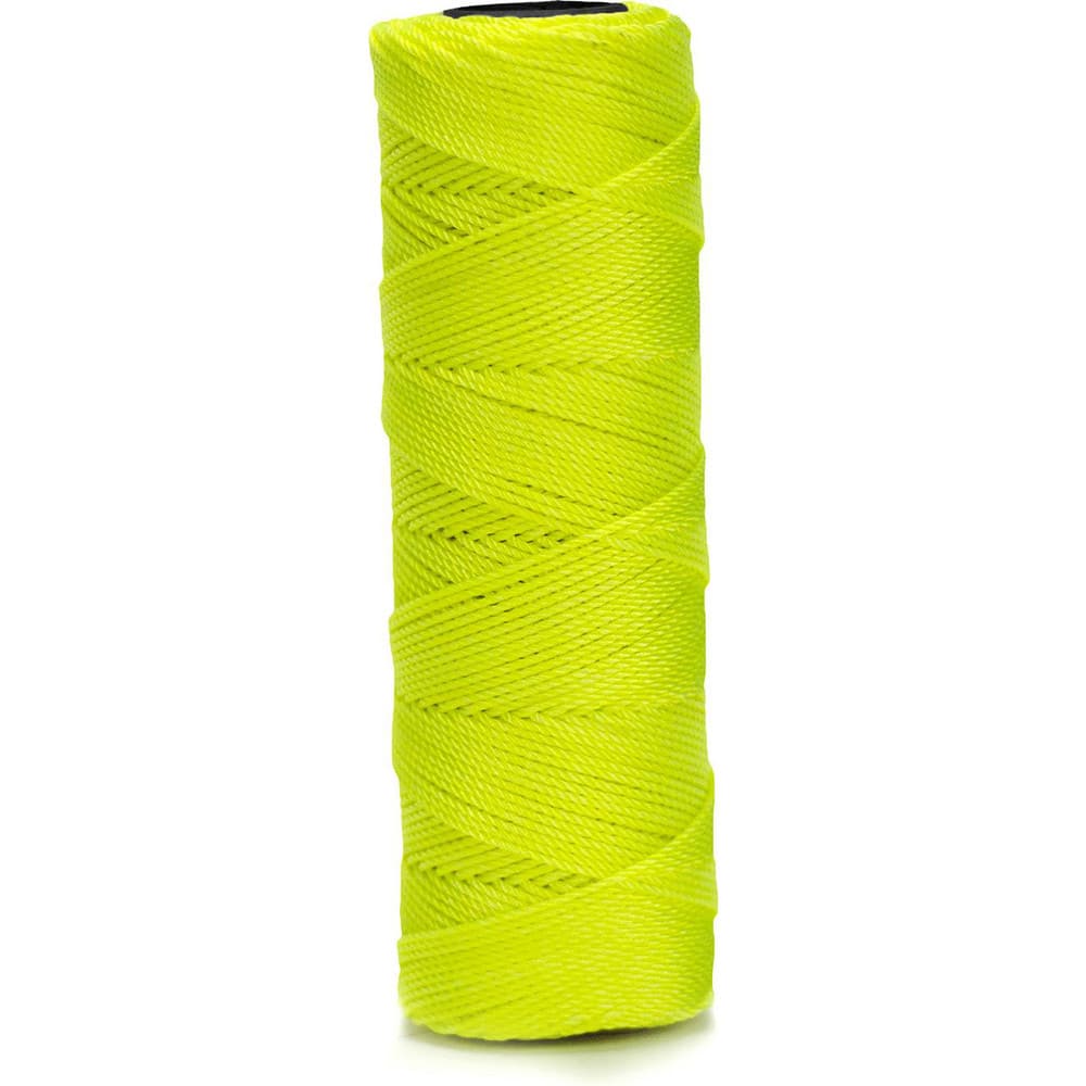 Twine; Type: Mason Line; Material: Nylon; Twine Construction: Twisted; Color: Yellow; Overall Diameter: 0.052; Breaking Strength (Lb.): 120.000; Twine Size: #15; Length (Feet): 1000.00; Twine Size: #15; Diameter (Decimal Inch): 0.052; Color: Yellow; Overa