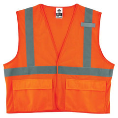 8220HL S/M Orange Standard Mesh Vest Type R Class 2 - Americas Industrial Supply