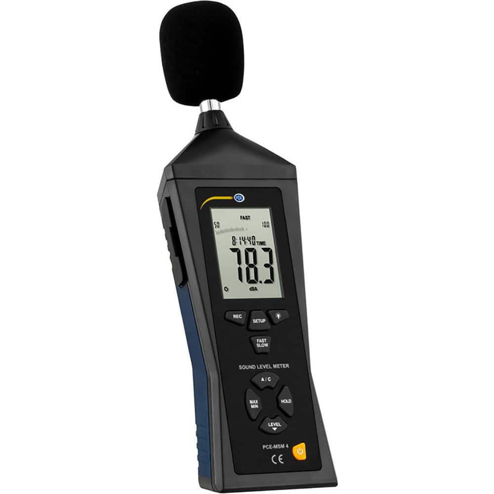 Sound Meters; Meter Type: Class 2 Sound Meter; Frequency Weighting: A & C; Maximum Decibel Rating: 130; Minimum Decibel Rating: 30; Display Type: LCD; Accuracy (dB):  ™1.4; Accuracy:  ™1.4