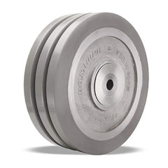 Triple Wheel Caster Wheel: Polyurethane on Aluminum, 10″ Dia, 3″ Wide 4,500 lb Capacity, Precision Sealed Ball Bearing, Non-Marking