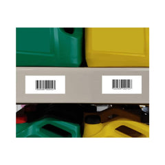 Label: Rectangle, 6″ Wide, 2″ High Permanent Adhesive, Vinyl