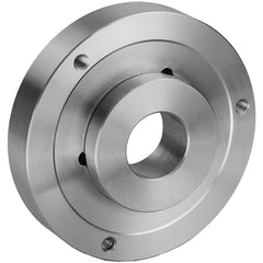 Lathe Chuck Adapter Back Plates; Nominal Chuck Size: 12 in; Mount Type: D1-6; Spindle Nose Type: D Series; Chuck Compatibility: 1-101-1200,1-103-1200,1-151-1200,1-153-1200; Through-hole Diameter: 4.055 in; Chuck Diameter Compatibility: 12 in; Material: St