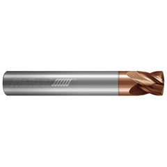 Barrel Cutter End Mills; End Type: Lens Form; Material: Solid Carbide; Shank Diameter (mm): 0.5000; Length of Cut (Inch): 1/2; Number of Flutes: 4; Finish/Coating: Tplus; Series/List: End Mills for Stainless & High Temp - Multi-Axis Finishers - 4 Flute -