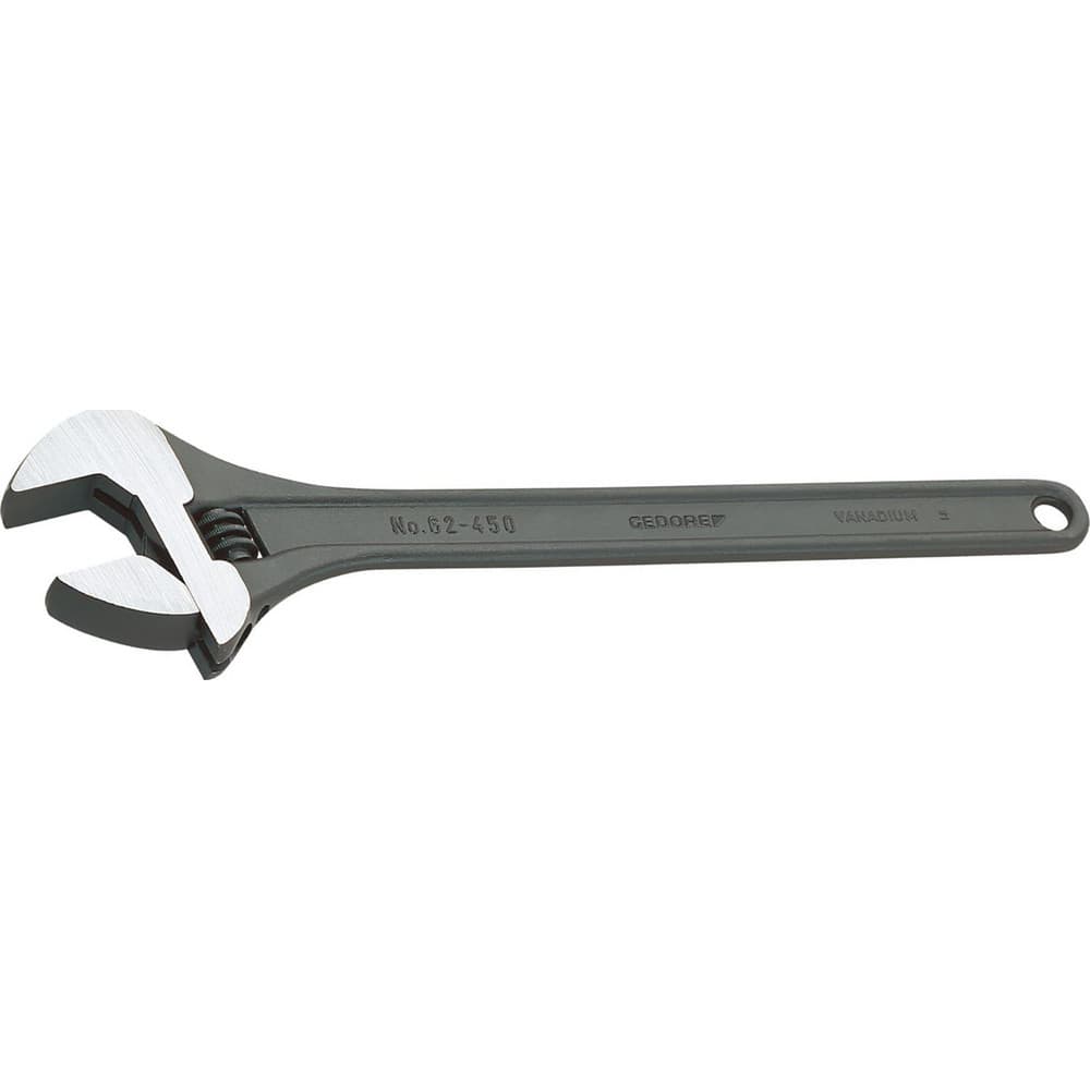 Adjustable Wrenches; Maximum Jaw Capacity: 1.6875 in; Finish: Chrome-Plated; Polished; Standards: ISO 6787; Overall Length: 15.00