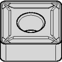 SNMG 432 Double-sided|G TN15U, 1/32″ Corner Radius, 3/16″ Thick, 1/2″ Inscribed Circle, Uncoated, Square, Turning Indexable Insert - Americas Industrial Supply
