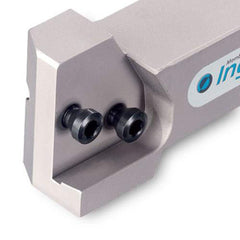 Indexable Grooving Toolholder:  TCHR38.1,  0.1970″ Max Groove Width 0.9840″ Max Depth,  Uses TCER 1 to 8, TCFL 1 to 8 & TQCR 1 to 8 Inserts,  1.5000″ Shank Height,  1-1/2″ Shank Width,  No