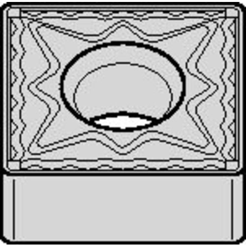 SNMG 433 Double-sided|G TN30P, 3/64″ Corner Radius, 3/16″ Thick, 1/2″ Inscribed Circle, TiN, Square, Turning Indexable Insert - Americas Industrial Supply