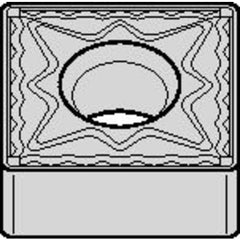 SNMG 433 Double-sided|G TN30P, 3/64″ Corner Radius, 3/16″ Thick, 1/2″ Inscribed Circle, TiN, Square, Turning Indexable Insert - Americas Industrial Supply