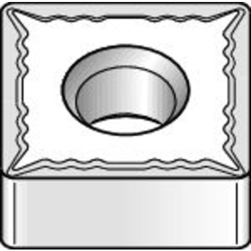 SNMG 431 Double-sided|G WM15CT, 1/64″ Corner Radius, 3/16″ Thick, 1/2″ Inscribed Circle, TiN, Square, Turning Indexable Insert - Americas Industrial Supply