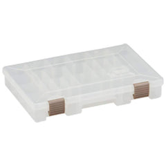 Small Parts Boxes & Organizers; Product Type: Compartment Box; Lock Type: ProLatch; Width (Inch): 7; Depth (Inch): 1-3/4; Number of Dividers: 20; Removable Dividers: Yes; Color: Clear; Features: 4 Fixed Compartments with dividers to make up to 24 compartm