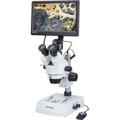 Microscopes; Microscope Type: Stereo; Eyepiece Type: Trinocular; Image Direction: Upright; Eyepiece Magnification: 10x; Maximum Magnification: 7x