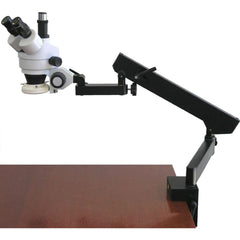 Microscopes; Microscope Type: Stereo; Eyepiece Type: Trinocular; Image Direction: Upright; Eyepiece Magnification: 10x; Maximum Magnification: 3.5x