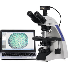 Microscopes; Microscope Type: Compound; Eyepiece Type: Trinocular; Image Direction: Upright; Eyepiece Magnification: 10x; Maximum Magnification: 40x