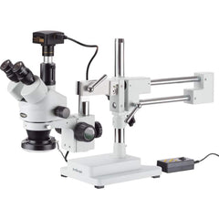 Microscopes; Microscope Type: Stereo; Eyepiece Type: Trinocular; Image Direction: Upright; Eyepiece Magnification: 10x; Maximum Magnification: 3.5x