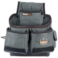 5522 GRAY 16-POCKET TOOL POUCH-SYNTH - Americas Industrial Supply