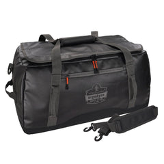 Empty Gear Bags; Bag Type: Duffel Bag; Capacity (Cu. In.): 90.000; Overall Length: 26.00; Features: Heavy-Duty and Water-Resistant Tarpaulin with 600D Coated Polyester; Series: 5031; Material: Tarpaulin; Color: Black; Height (Inch): 14.8 in; Overall Heigh