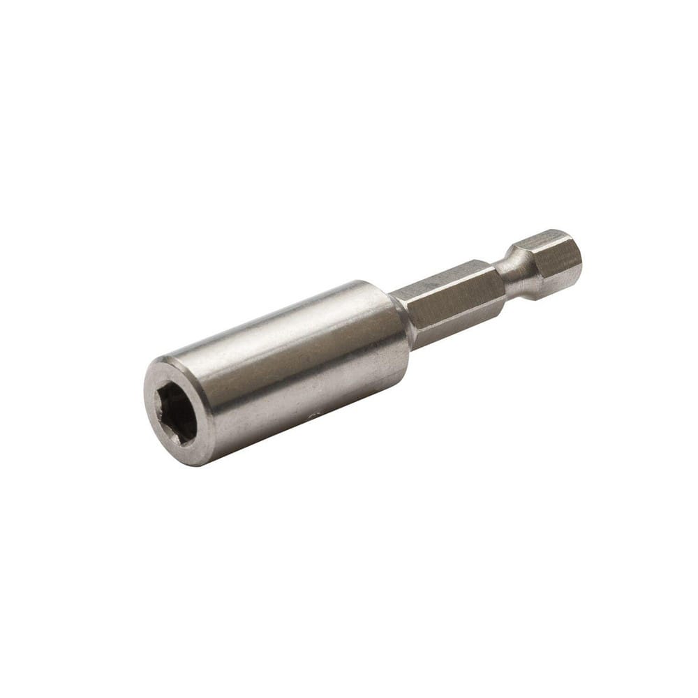 Hex Drive Handles, Holders & Extensions; Type: Bit Holder; Style: Bit Holder; For Use With: 1/4″ Drill Bits; Overall Length (Inch): 2.97; Connection Size: 0.25 in; Drive Style: Hex; Tether Style: Not Tether Capable; Material: Steel; Drive Size (Inch): 0.2