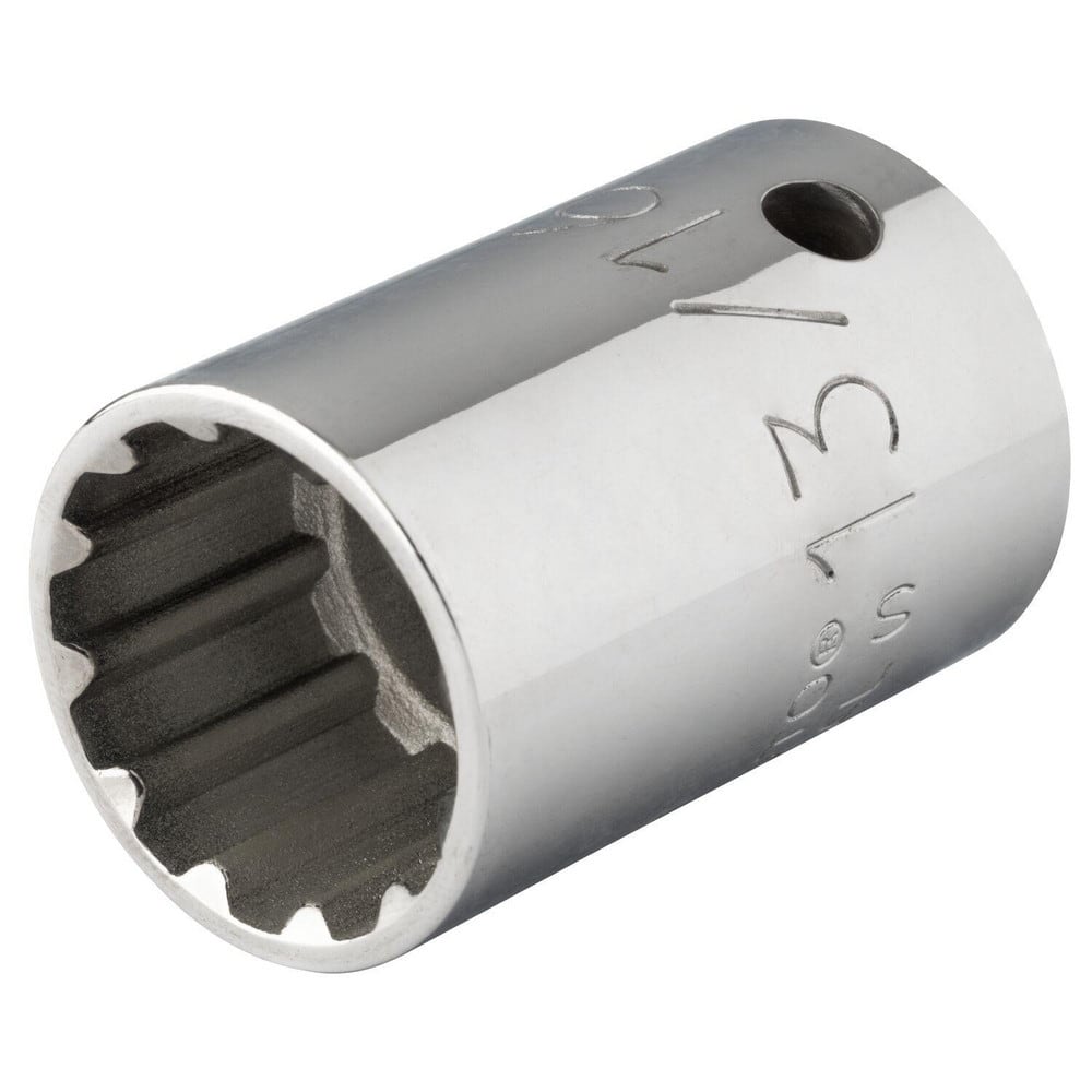 Hand Sockets; Socket Type: Deep Socket; Drive Style: Hex; Material: Steel; Insulated: No; Tether Style: Tether Ready; Standards: ASME B107.110-2012; Number Of Points: 12; Overall Length: 3.25