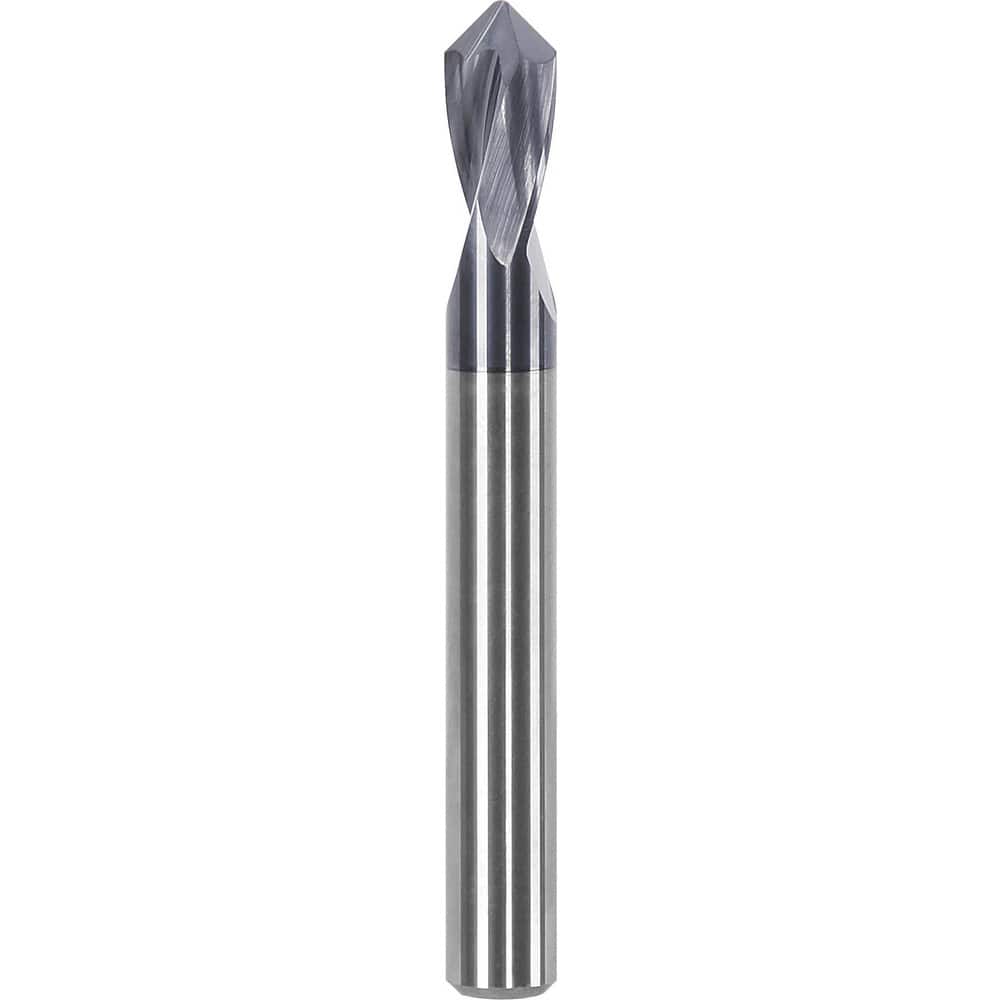 Drill Mills; Number Of Flutes: 2; End Mill Material: Solid Carbide; Helix Angle: 20.00; Point Angle: 60.00; Overall Length: 2.60