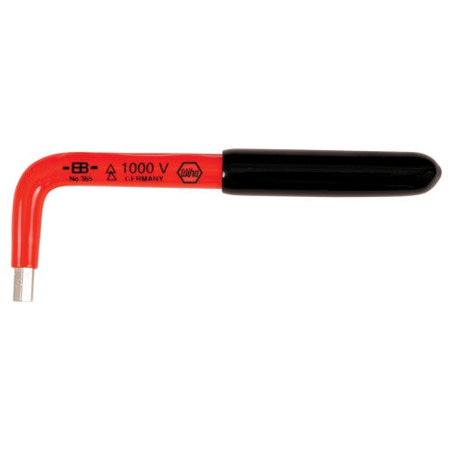 Insulated Inch Hex L-Key. 7/32″ × 5.3″. Blade Chrome-vanadium steel, hardened. 1000Volt Rated. - Americas Industrial Supply