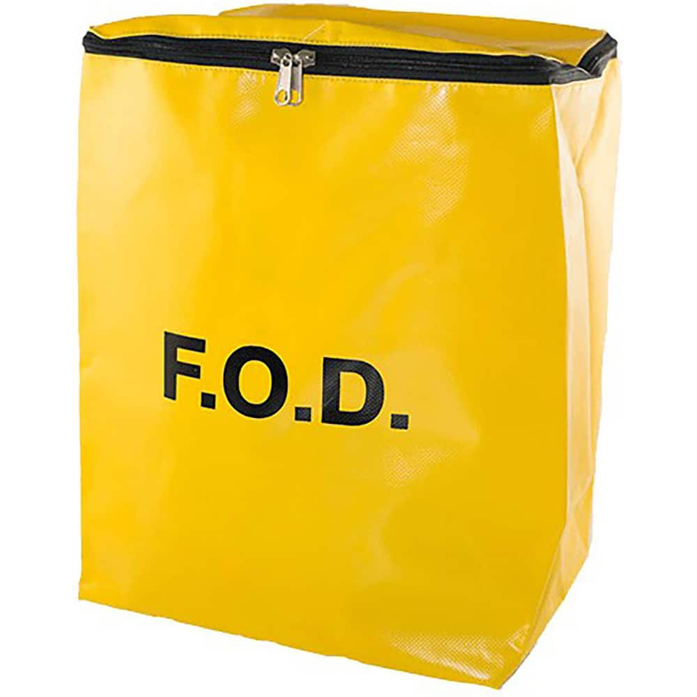 Tool Bags & Tool Totes; Closure Type: Zipper; Material: Vinyl; Overall Width: 12; Overall Depth: 10 in; Overall Height: 16 in; Color: Yellow; Number Of Pockets: 1.000