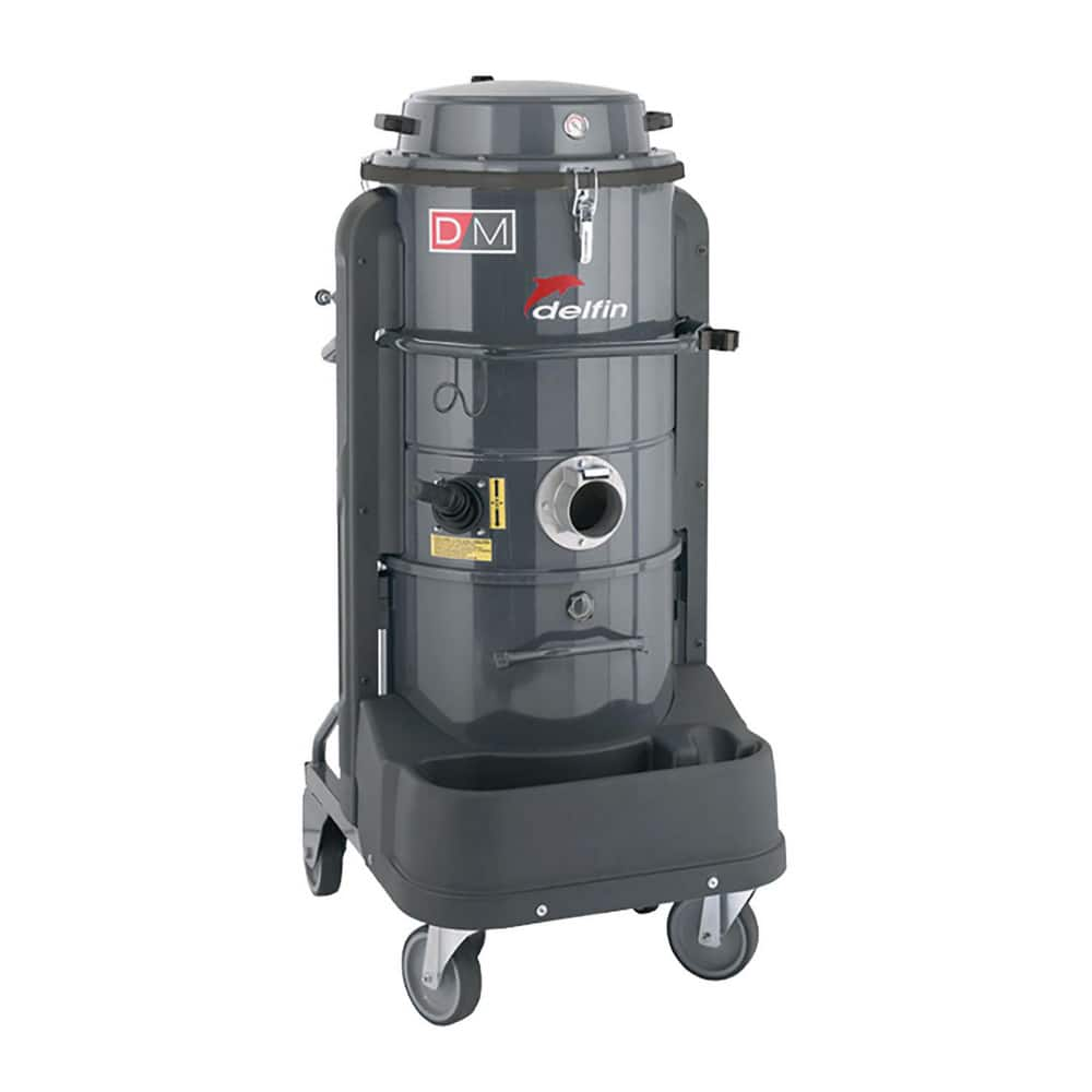 HEPA & Critical Vacuum Cleaners; Vacuum Type: Industrial Vacuum; Power Type: Air; Filtration Type: Unrated; Tank Capacity (Gal.): 26 gal; Tank Material: Steel; Maximum Air Flow: 273.7; Bag Included: No; Vacuum Collection Type: Canister; Sound Level: 74; O