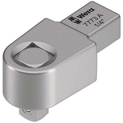 Wera - Torque Wrench Interchangeable Heads Head Type: Square NonRatcheting Size (Inch): 1/4 - Americas Industrial Supply