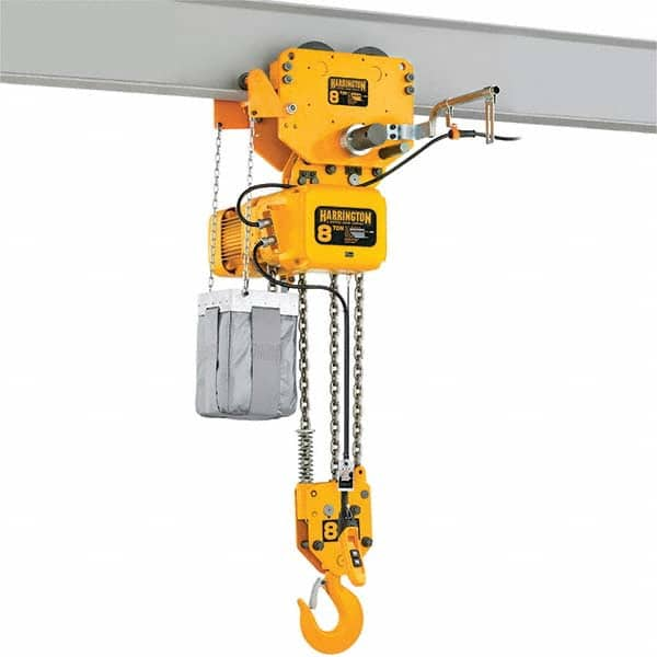 Harrington Hoist - Electric Hoists Type: Electric Chain Hoist Load Capacity (Ton): 10 - Americas Industrial Supply