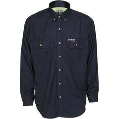 MCR Safety - Shirts Garment Style: Button Down Garment Type: Flame Resistant/Retardant - Americas Industrial Supply