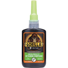 GorillaPro - 50 mL Bottle, Green, Press Fit Retaining Compound - Americas Industrial Supply