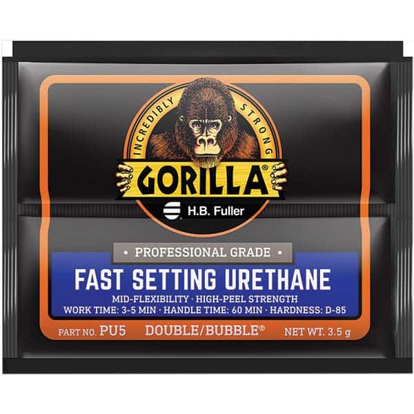 GorillaPro - Smaller than 1 oz. Foil Pack Fast Setting Epoxy - Americas Industrial Supply