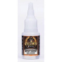 GorillaPro - 20 g Squeeze Bottle Clear Instant Adhesive - Americas Industrial Supply