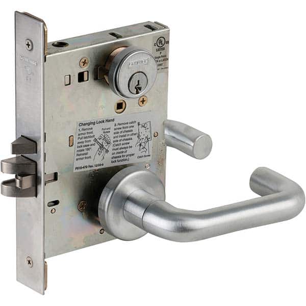 Schlage - Lever Locksets Type: Office Door Thickness: 1-3/4 - Americas Industrial Supply