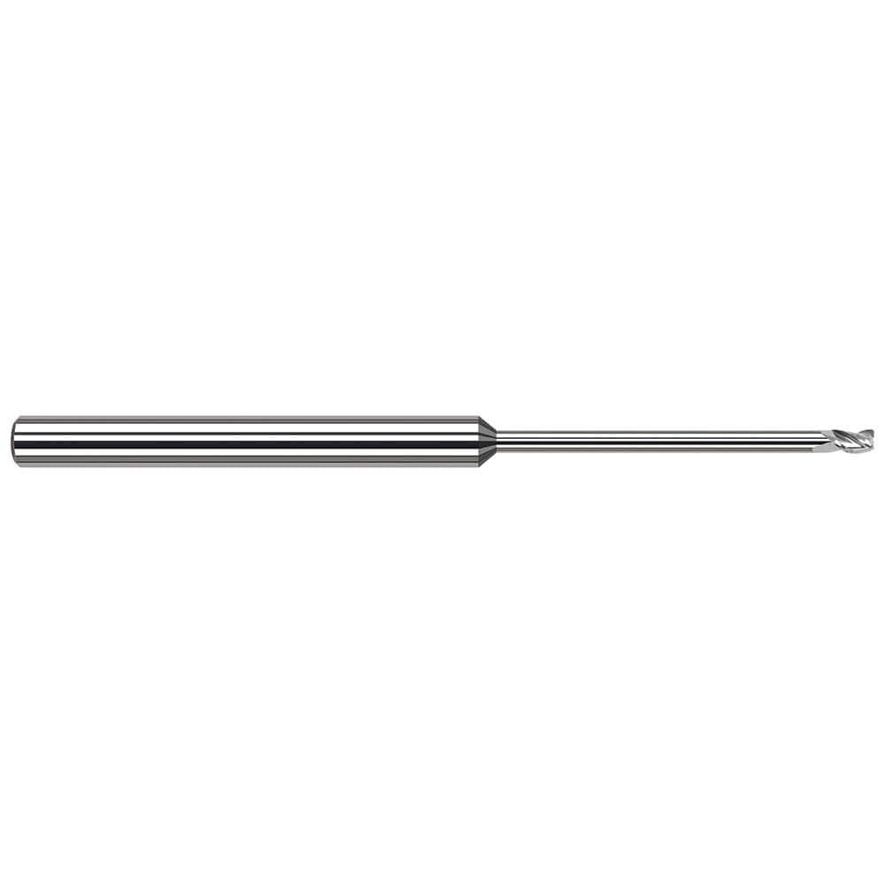 Harvey Tool - Corner Radius & Corner Chamfer End Mills; Mill Diameter (Inch): 1/16 ; Mill Diameter (Decimal Inch): 0.0620 ; End Type: Corner Radius ; Corner Radius (Decimal Inch): 0.0050 ; Number of Flutes: 3 ; Material: Solid Carbide - Exact Industrial Supply