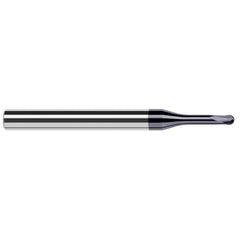 Harvey Tool - Ball End Mills; Mill Diameter (Inch): 5/32 ; Mill Diameter (Decimal Inch): 0.1562 ; Number of Flutes: 2 ; Length of Cut (Inch): 1/8 ; Length of Cut (Decimal Inch): 0.1250 ; Material: Solid Carbide - Exact Industrial Supply