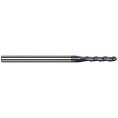 Harvey Tool - Ball End Mills; Mill Diameter (Decimal Inch): 0.0300 ; Number of Flutes: 3 ; Length of Cut (Inch): 5/32 ; Length of Cut (Decimal Inch): 0.1560 ; Material: Solid Carbide ; Overall Length (Inch): 2-1/2 - Exact Industrial Supply