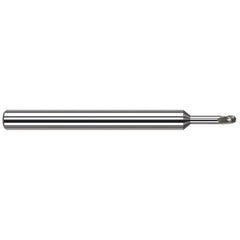 Harvey Tool - Ball End Mills; Mill Diameter (Inch): 1/8 ; Mill Diameter (Decimal Inch): 0.1250 ; Number of Flutes: 3 ; Length of Cut (Inch): 3/16 ; Length of Cut (Decimal Inch): 0.1870 ; Material: Solid Carbide