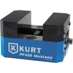 Kurt - Modular Vises & Components; System Compatibility: 5 Axis Workholding Systems ; Product Type: Carvable Vise ; Jaw Width (Inch): 4 ; Jaw Width (Decimal Inch): 4 ; Jaw Height (Inch): 1-1/4 ; Jaw Height (Decimal Inch): 1.2500 - Exact Industrial Supply