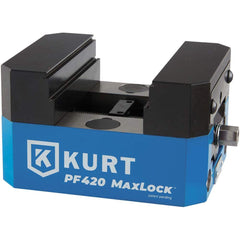 Kurt - Modular Vises & Components; System Compatibility: 5 Axis Workholding Systems ; Product Type: Dovetail Vise ; Jaw Width (Inch): 4 ; Jaw Width (Decimal Inch): 4 ; Jaw Height (Inch): 1-1/4 ; Jaw Height (Decimal Inch): 1.2500 - Exact Industrial Supply