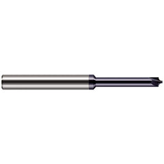 Harvey Tool - Corner Rounding End Mills; Material: Solid Carbide ; Single or Double End: Single ; Radius (Decimal Inch): 0.0300 ; Mill Diameter (Inch): 3/32 ; Mill Diameter (Decimal Inch): 0.0930 ; Number of Flutes: 2