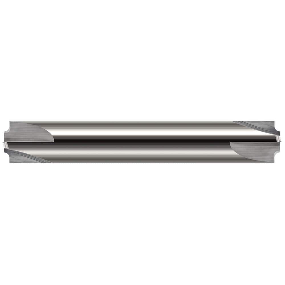 Harvey Tool - 5/64" Radius, 1/4" Diam, 4 Flute Solid Carbide Corner Rounding End Mill - Exact Industrial Supply