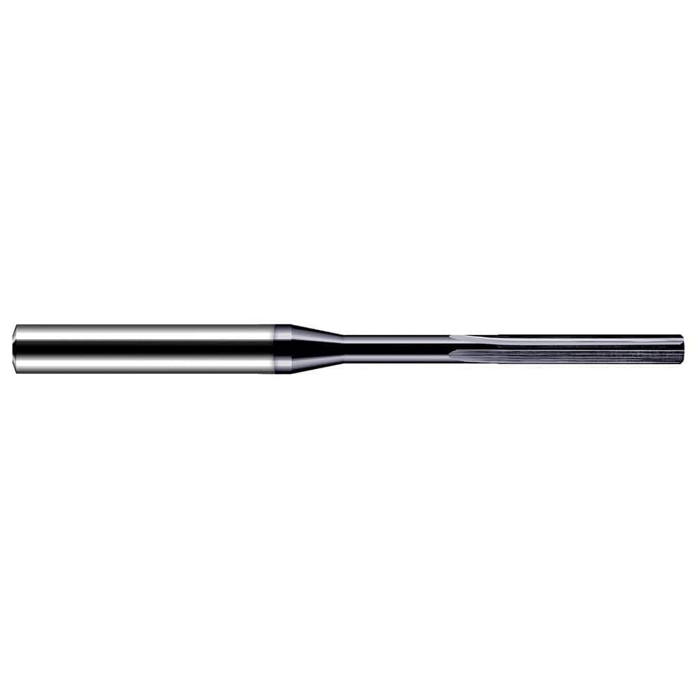 Harvey Tool - #84 4-Flute Straight Shank Straight Flute Solid Carbide Chucking Reamer - Exact Industrial Supply