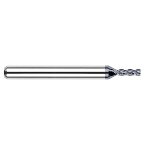 Miniature End Mills - Stub & Standard - 0.0600″ Cutter Diameter × 0.0900″ Length of Cut Carbide Square End Mill, 2 Flutes, AlTiN Coated