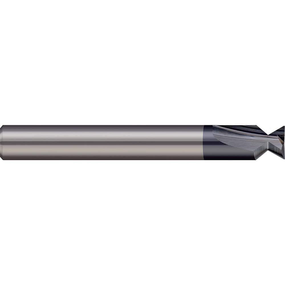 Harvey Tool - 20° 1/32" Cut Diam, 1/32" Cut Width, Solid Carbide Dovetail Cutter - Exact Industrial Supply